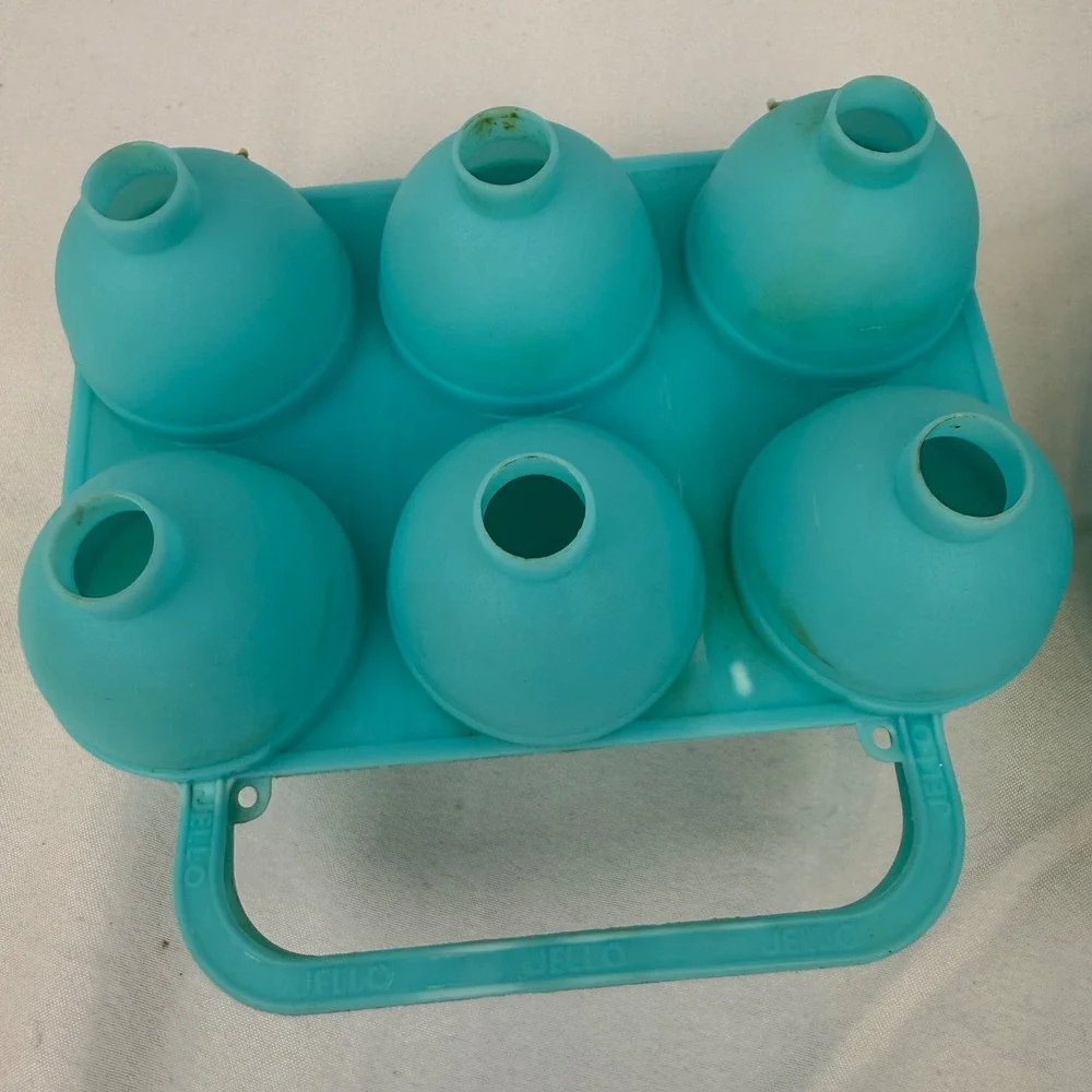 Jell-O Jiggler Gelatin Easter Egg Mold Lot 4 Sets Pastel Plastic Jello Shots